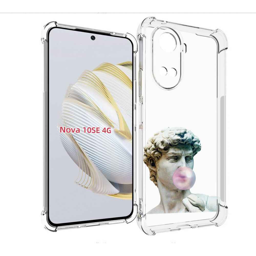 

Чехол MyPads статуя-с-жвачкой для Huawei Nova 10 SE, Прозрачный, Tocco