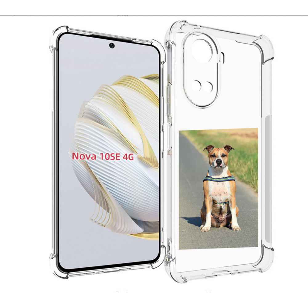 

Чехол MyPads стаффорд терьер для Huawei Nova 10 SE, Прозрачный, Tocco