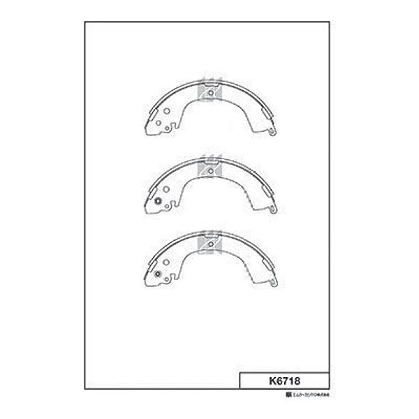 

Колодки тормозные барабанные Mitsubishi L200 2.0-2.5TD 96-,L400 2.5TD 99- KASHIYAMA K6718