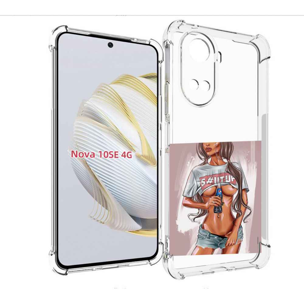 

Чехол MyPads стройная-девушка-с-пепси женский для Huawei Nova 10 SE, Прозрачный, Tocco