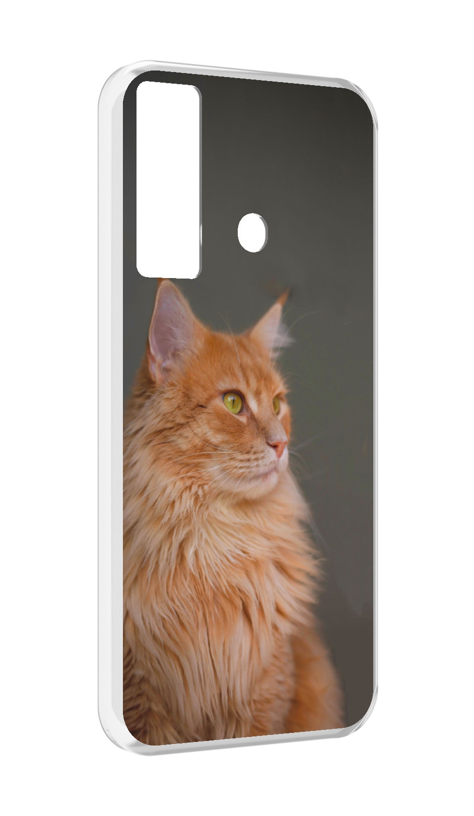 

Чехол MyPads кошка меин кун 1 для Tecno Camon 17, Прозрачный, Tocco