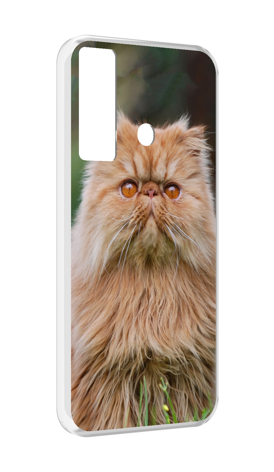 

Чехол MyPads кошка персидская для Tecno Camon 17, Прозрачный, Tocco