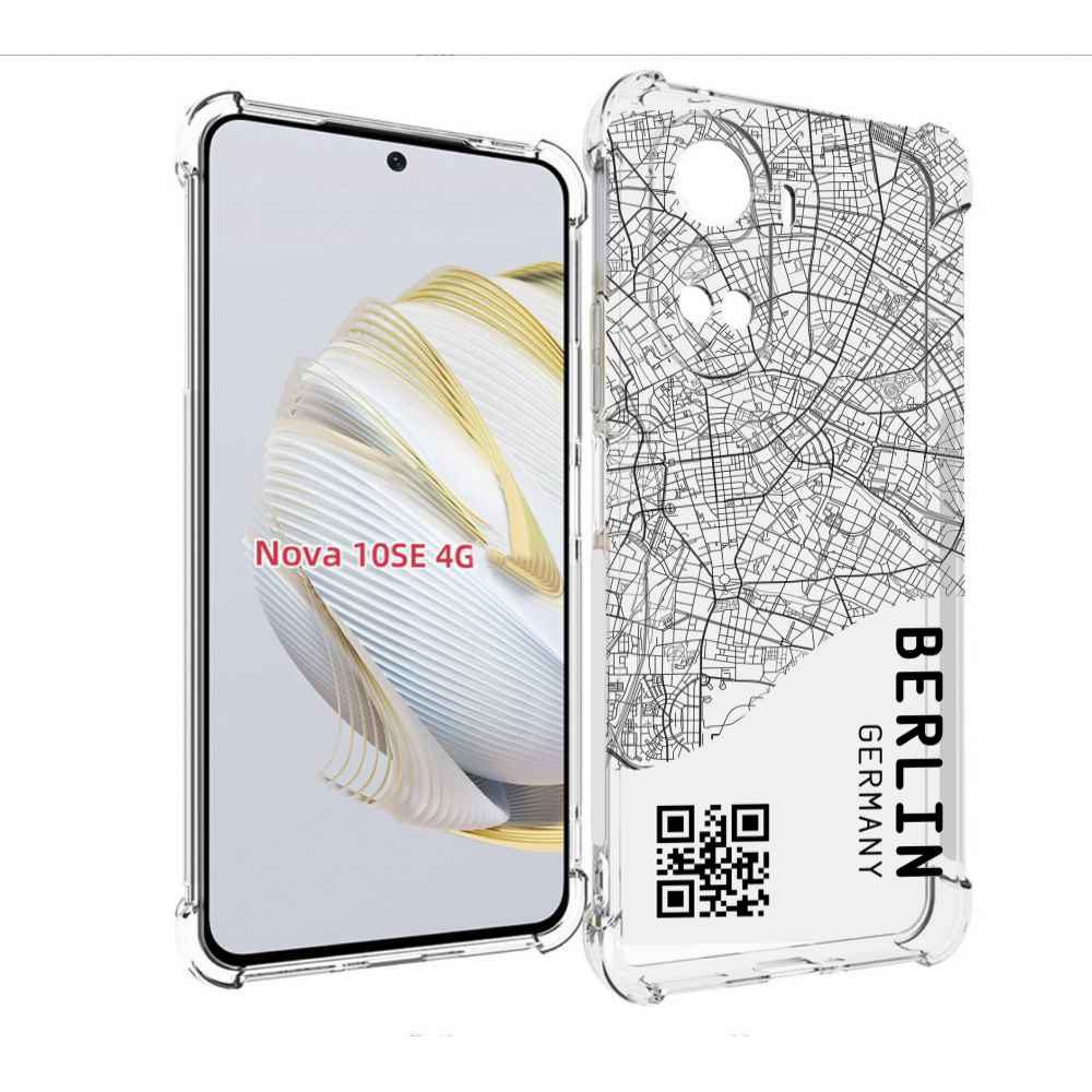 

Чехол MyPads схема-берлин для Huawei Nova 10 SE, Прозрачный, Tocco