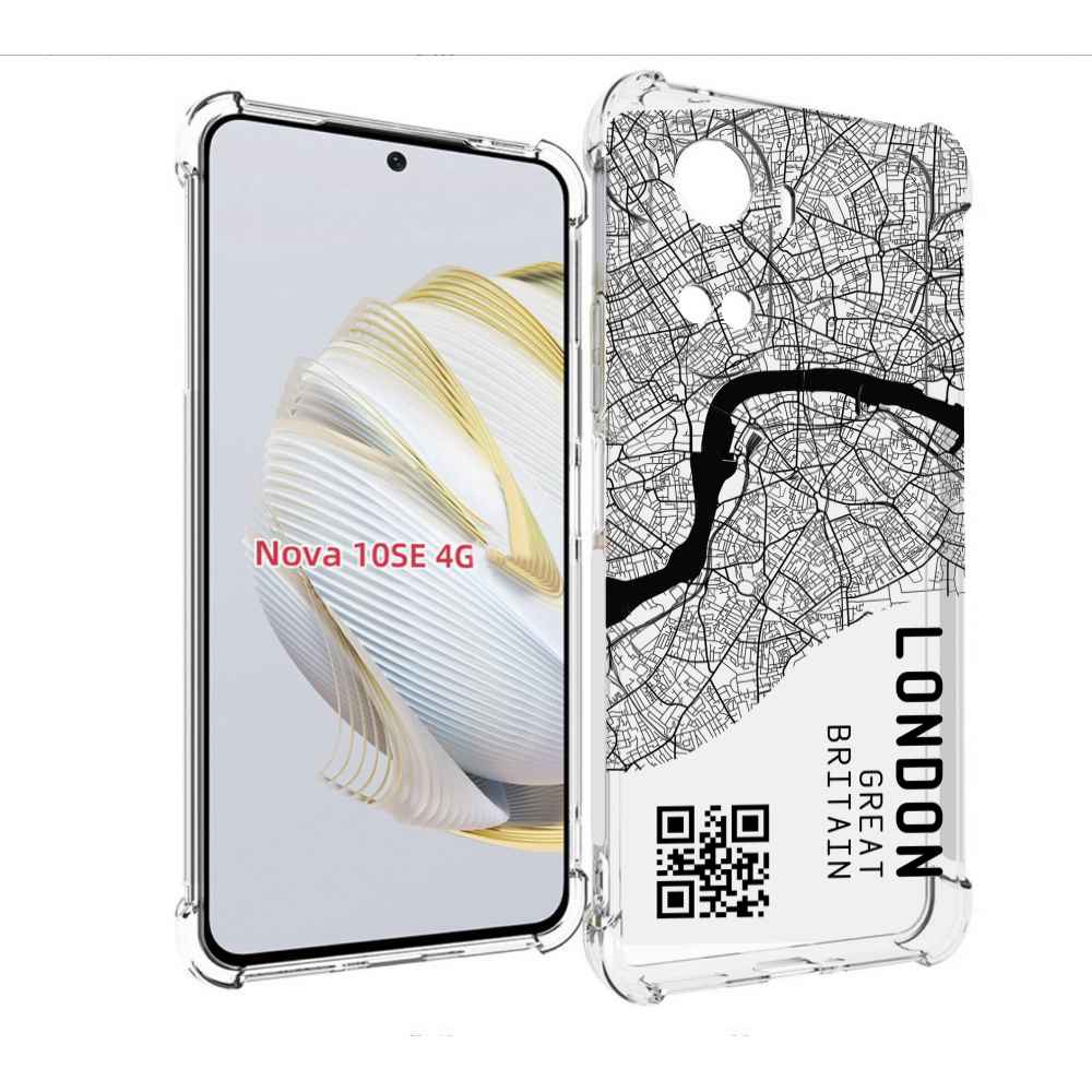 

Чехол MyPads схема-лондон для Huawei Nova 10 SE, Прозрачный, Tocco