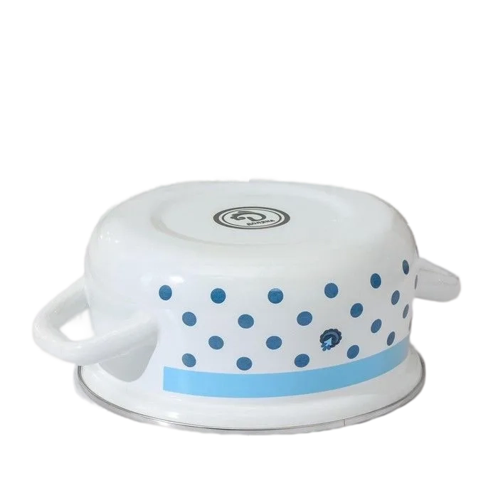 

Кастрюля Доляна «Свиристель», 1,5 л, стеклянная крышка, индукция, цвет белый, Посуда Доляна "Свиристель"