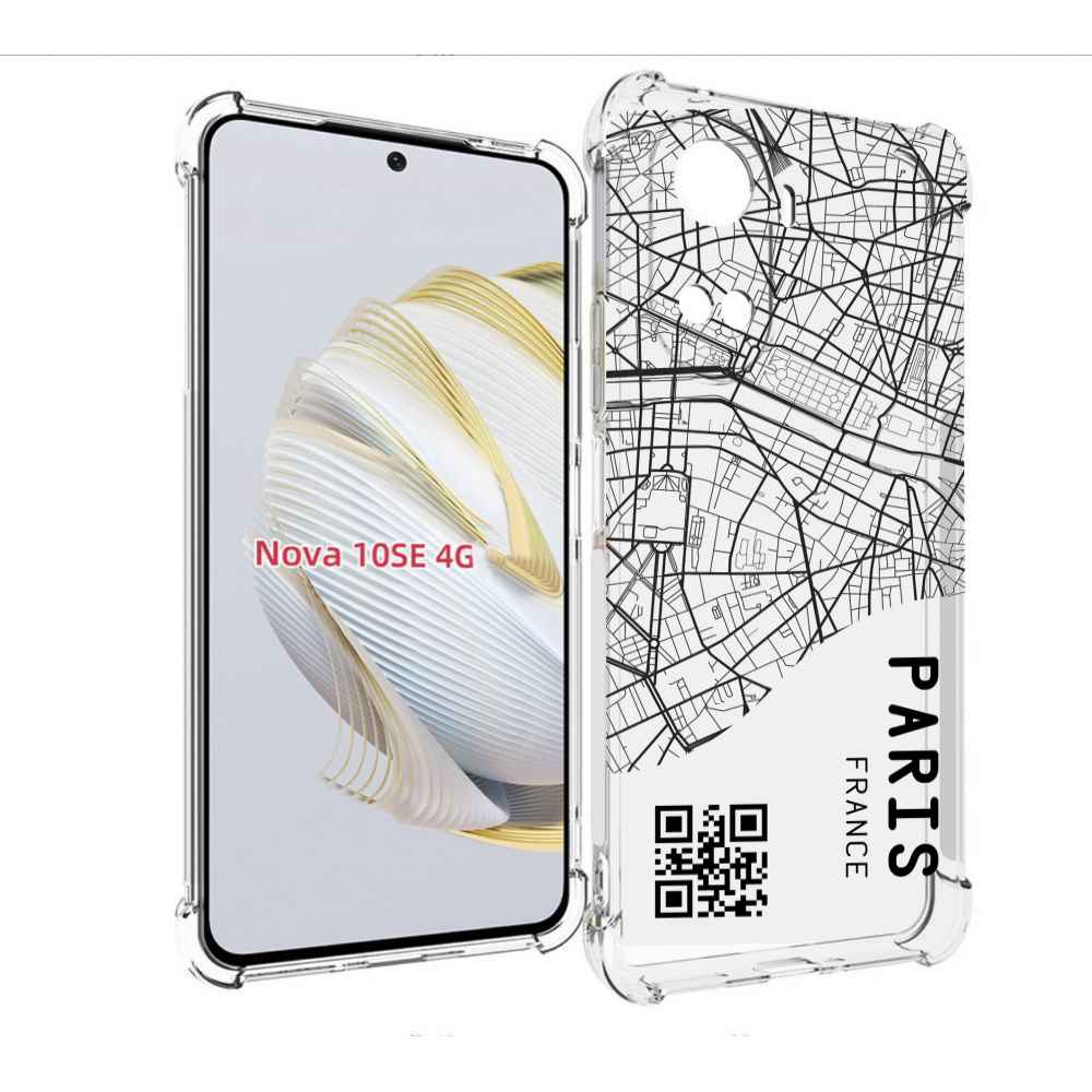

Чехол MyPads схема-париж для Huawei Nova 10 SE, Прозрачный, Tocco