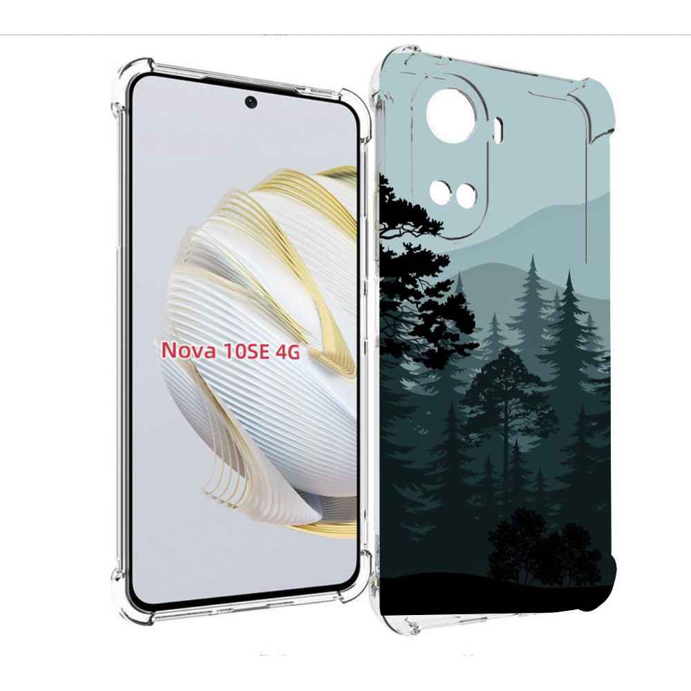 

Чехол MyPads темный лесочек для Huawei Nova 10 SE, Прозрачный, Tocco
