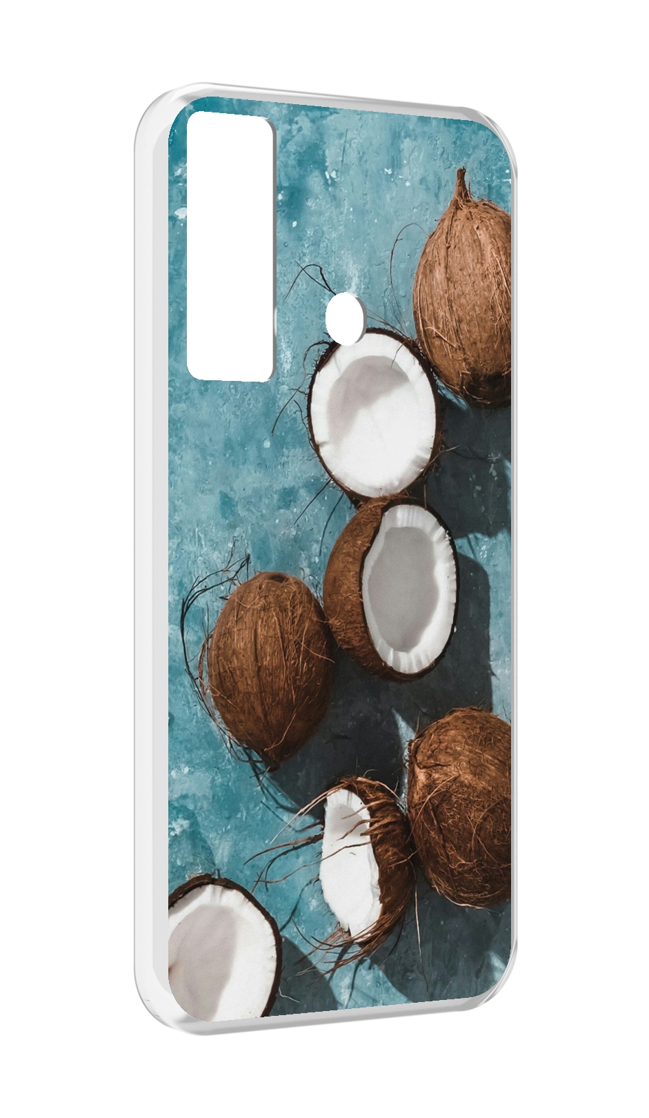 

Чехол MyPads красивые-кокосы для Tecno Camon 17, Прозрачный, Tocco