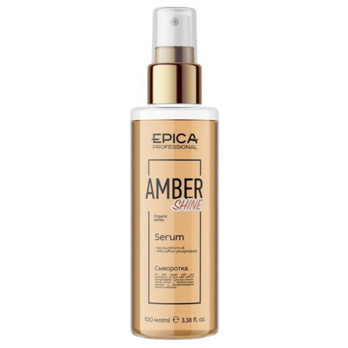 Сыворотка для восстановления волос EPICA Amber Shine ORGANIC, 100 мл