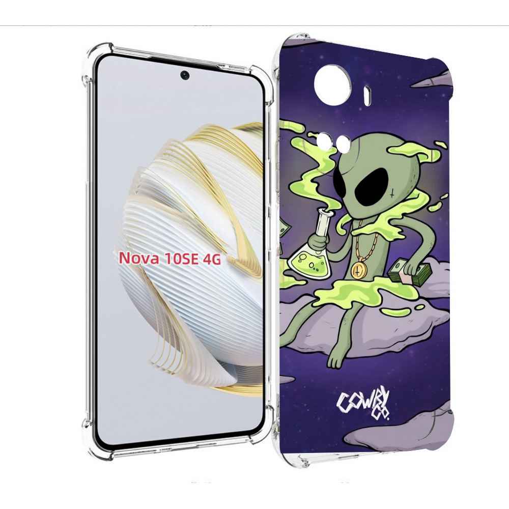 

Чехол MyPads токсичный инопланетянин для Huawei Nova 10 SE, Прозрачный, Tocco