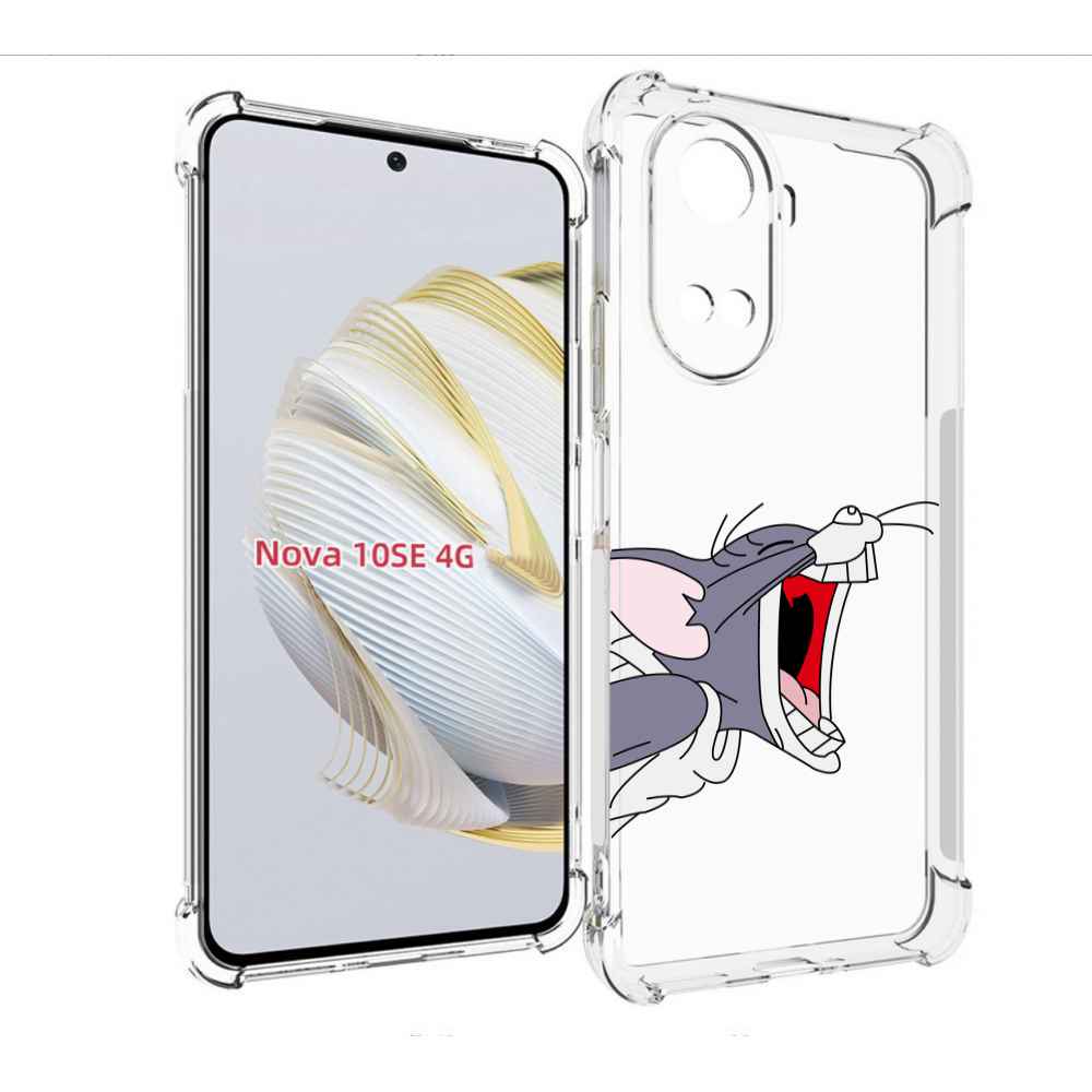

Чехол MyPads том-голодный для Huawei Nova 10 SE, Прозрачный, Tocco