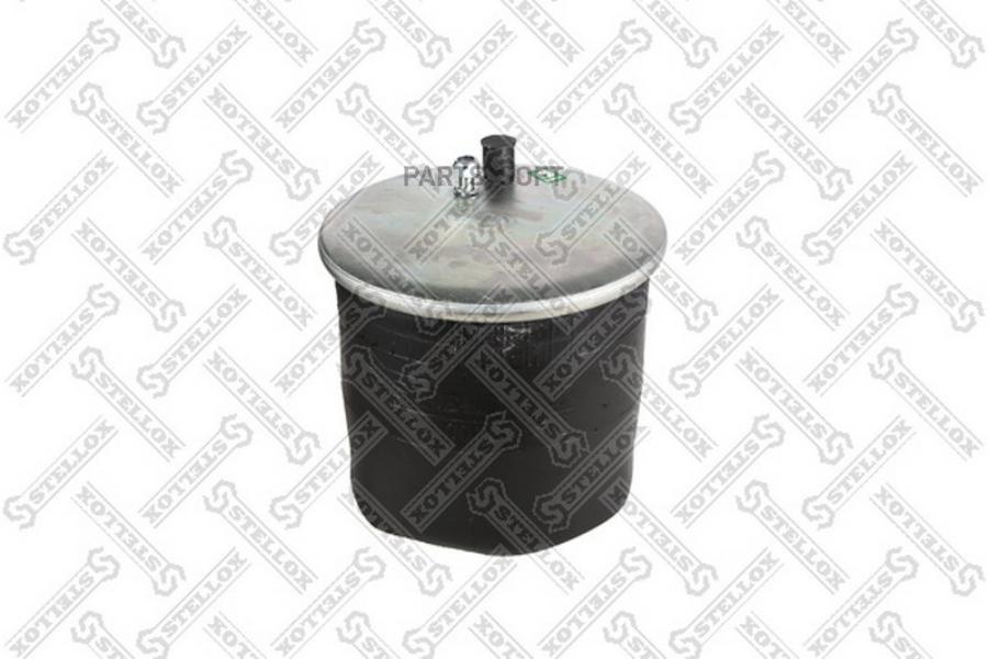 

STELLOX 84-00269-SX_пневмоподушка без стакана! 1шп.M12 1штуц.M16 смещ.35 низ: отв. D130.8\