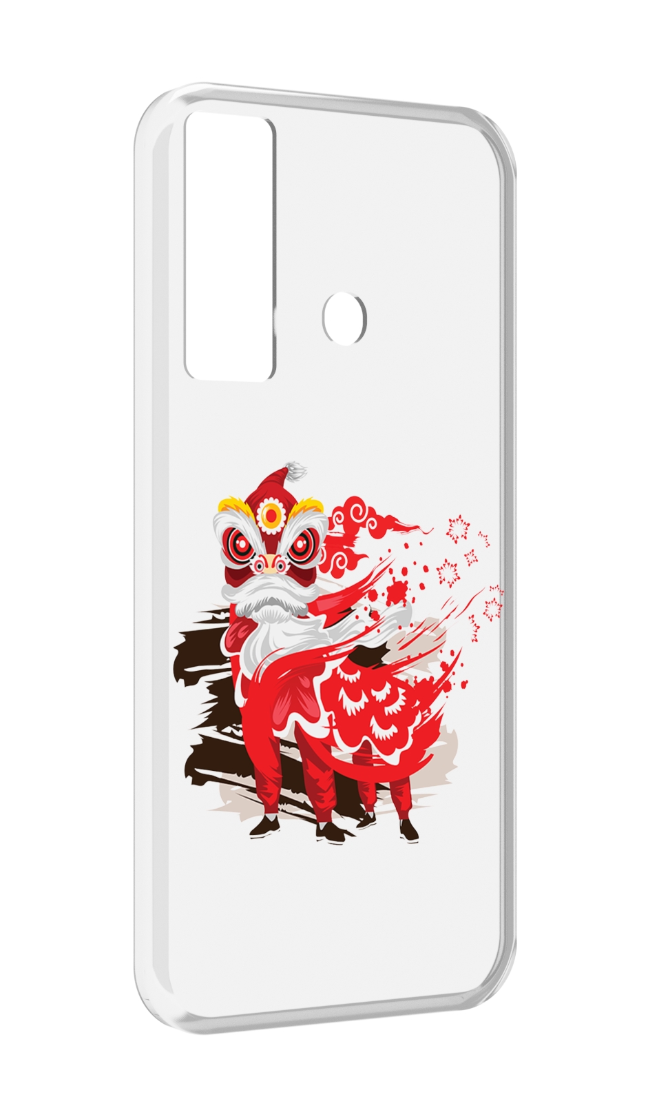 

Чехол MyPads красный-карнавал для Tecno Camon 17, Прозрачный, Tocco