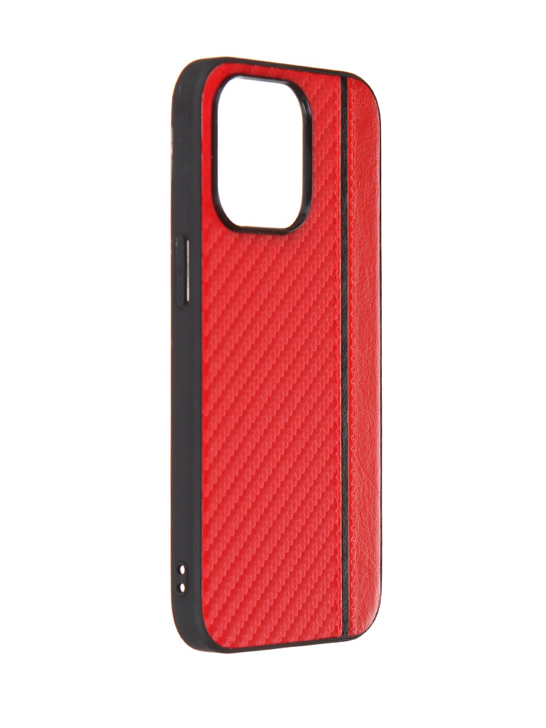 фото Чехол g-case для apple iphone 13 pro carbon red gg-1523