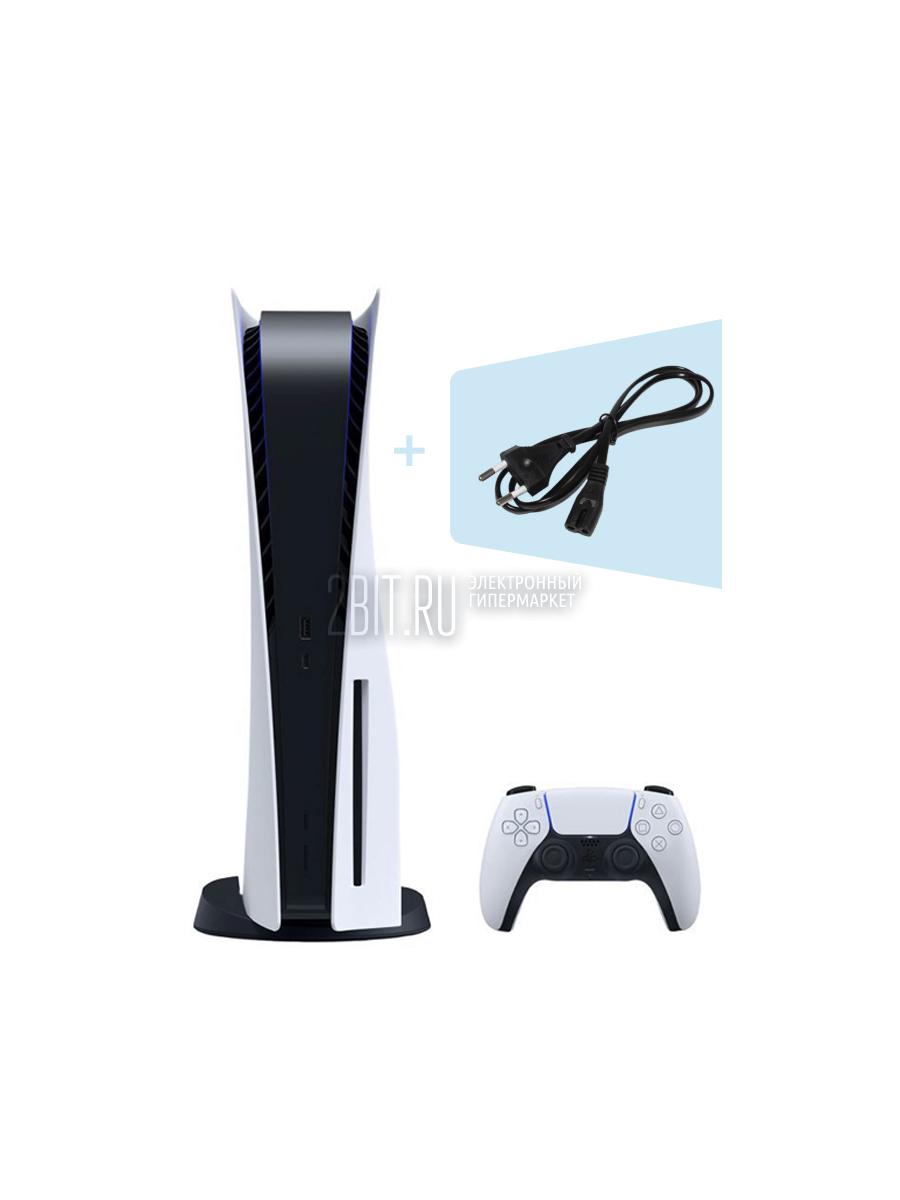 

Игровая консоль PlayStation 5 CFI-1100A белый/черный +кабель