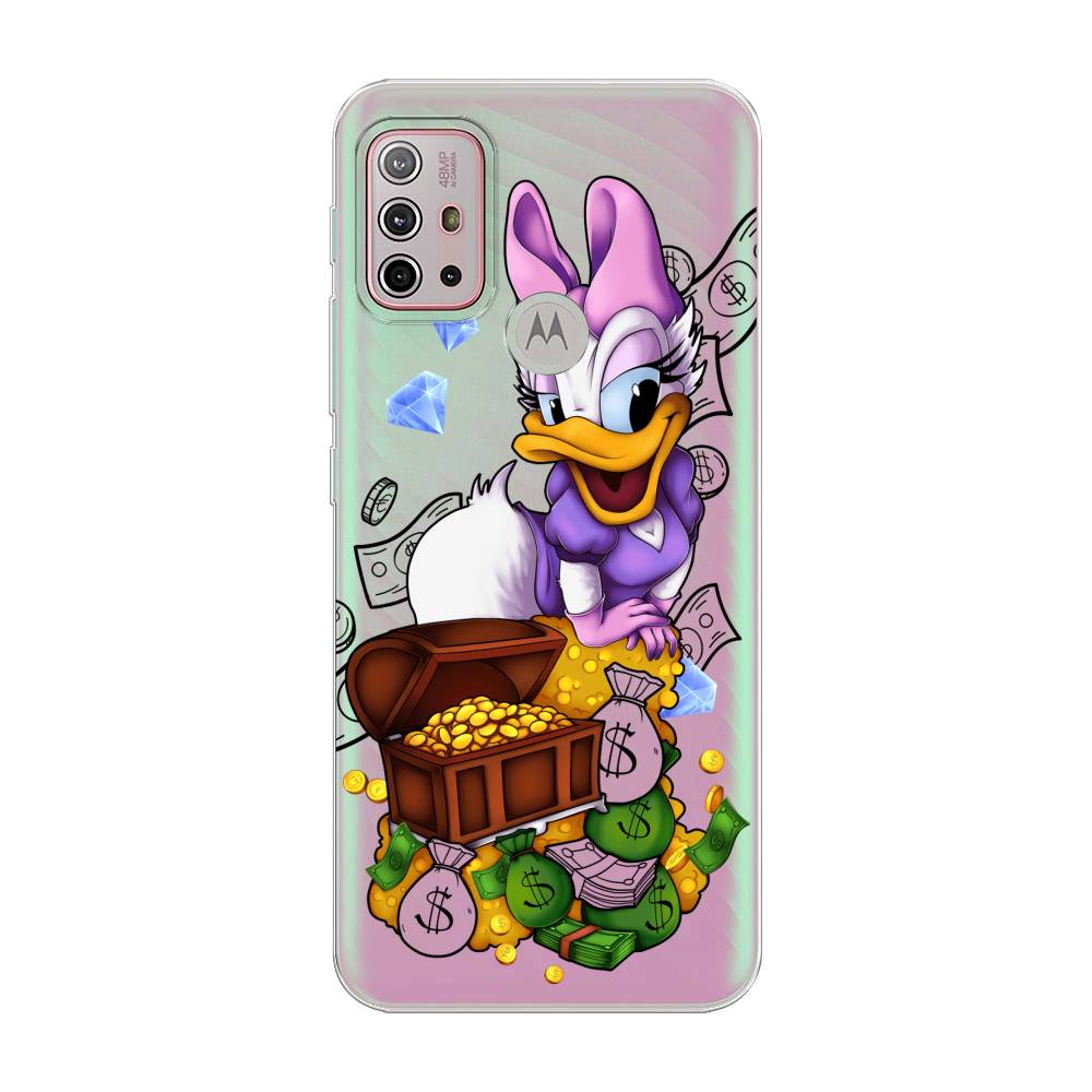 

Чехол на Lenovo K13 Note "Rich Daisy Duck", Коричневый;белый;фиолетовый, 242150-6