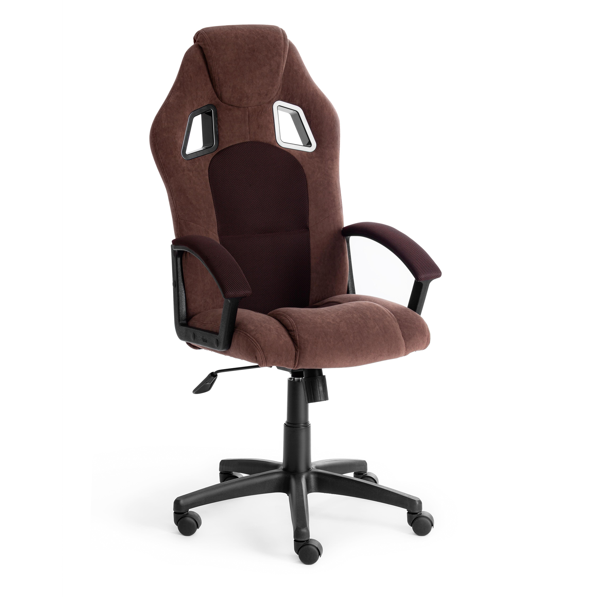 

Игровое кресло Driver 15426 Ткань флок коричневый (6)/Ткань коричневая TW-24 640x790x350