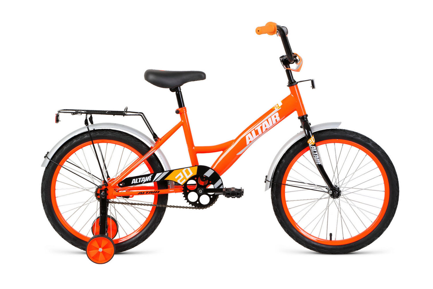 Детский велосипед Altair Велосипед Детские Kids 20, год 2022 , цвет Оранжевый-Белый