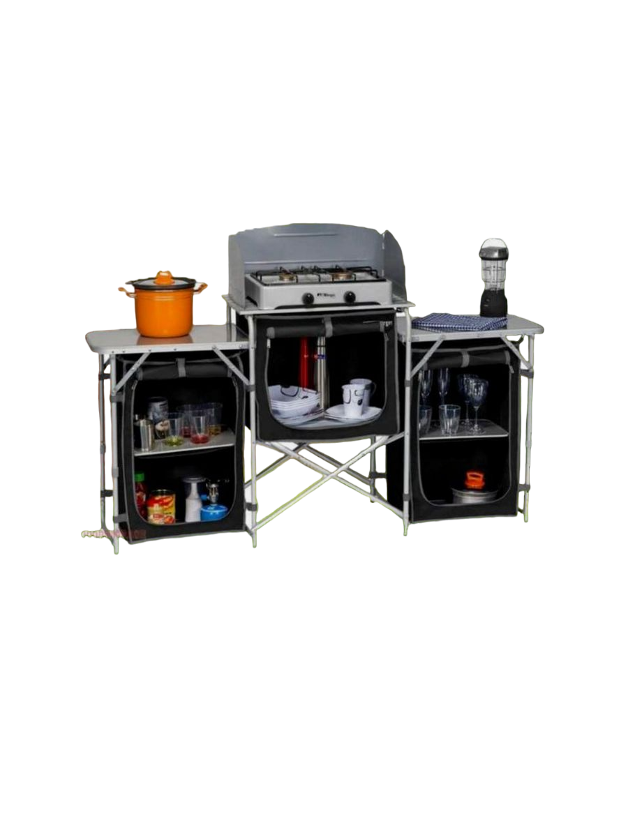 

Кухня походная, туристическая, складная, Серебристый, Elefish