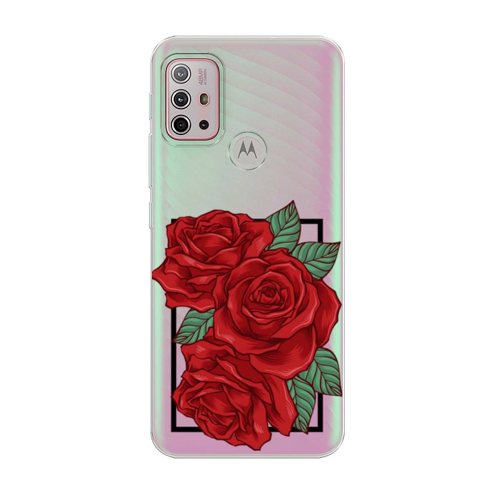 

Чехол на Lenovo K13 Note "Три алые розы", Красный, 242150-2