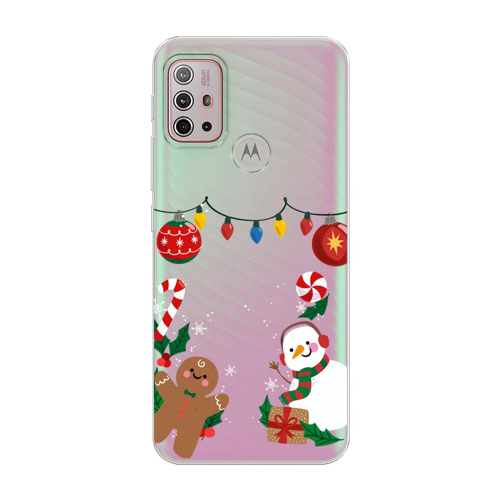 

Чехол на Lenovo K13 Note "Новогоднее настроение", Коричневый;красный;зеленый, 242150-5