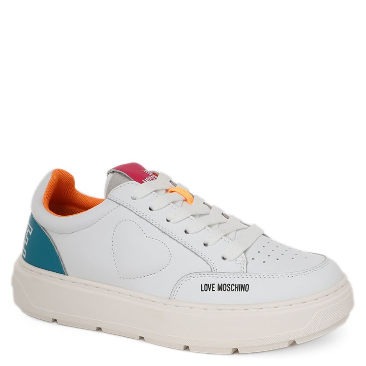 

Кеды женские Love Moschino JA15244G FW23 белые 37 EU, Белый, JA15244G FW23