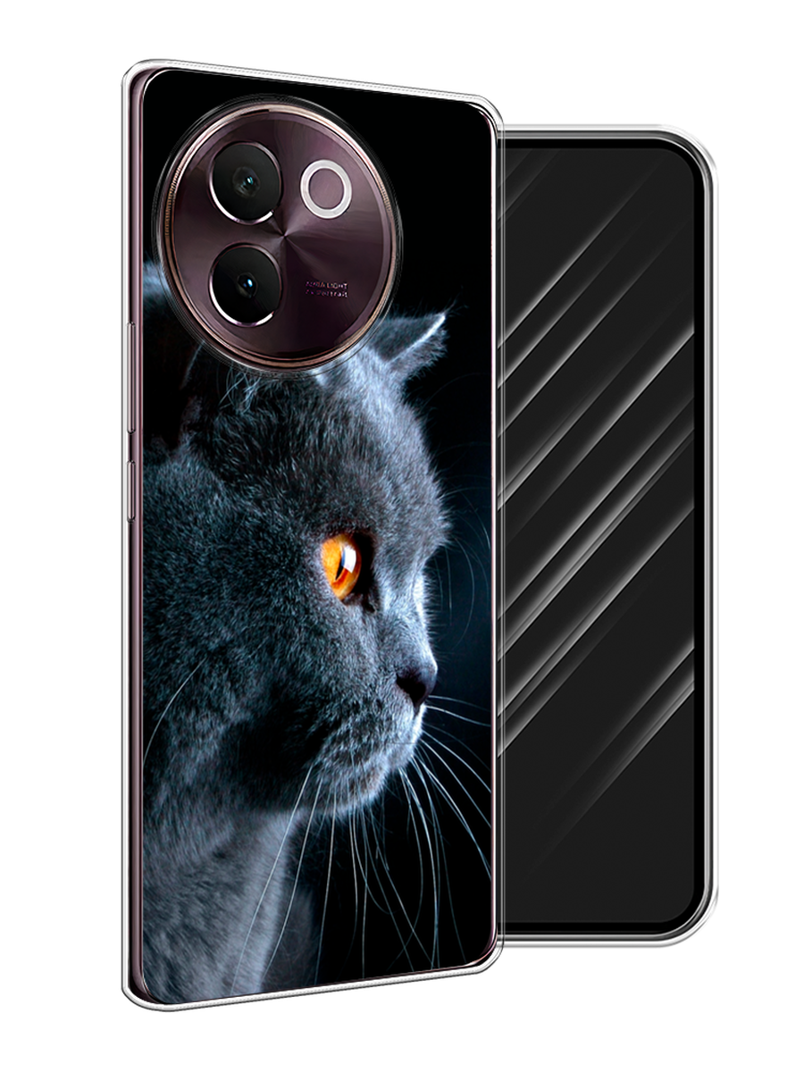 

Чехол Awog на Vivo V30e "Благородный кот британец", Черный;серый;оранжевый, 2610550-1