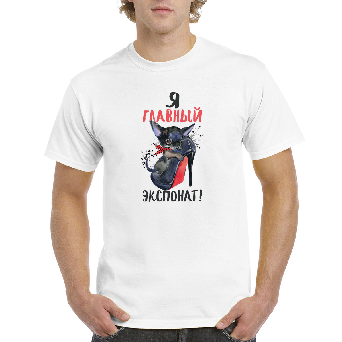 

Футболка женская CoolPodarok 8M015945 белая 48 RU, Белый, 8M015945