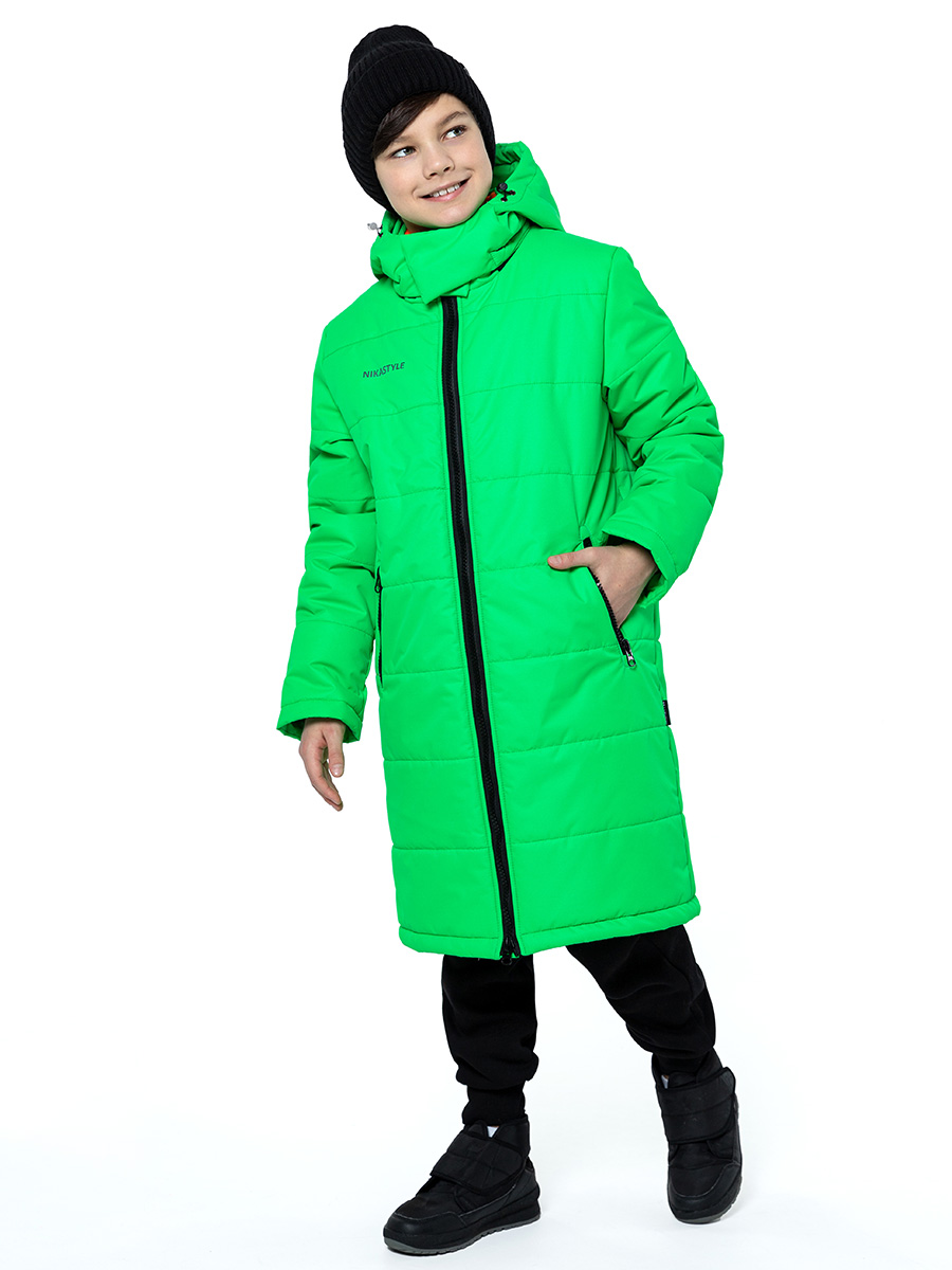 Куртка детская NIKASTYLE 4з3523, зеленый, 140