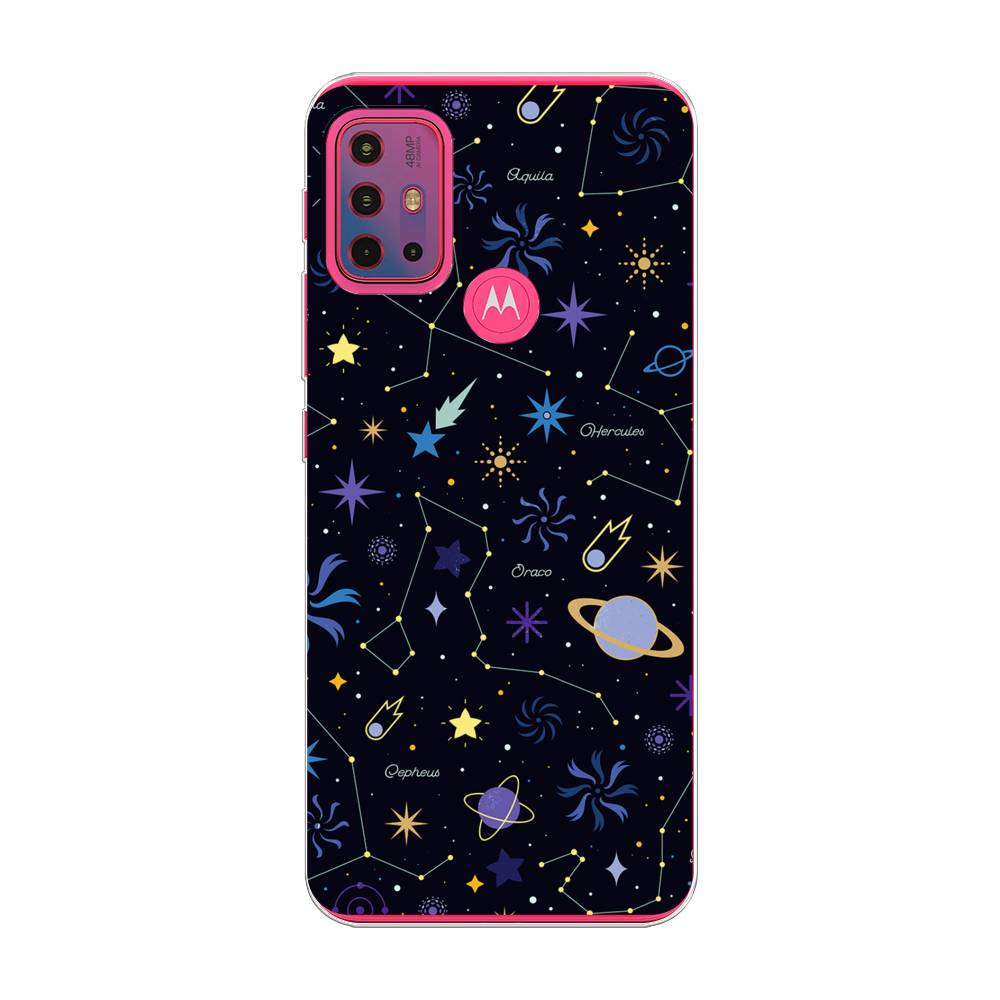 

Чехол на Lenovo K13 Note "Цветной космос", Желтый, 242250-2