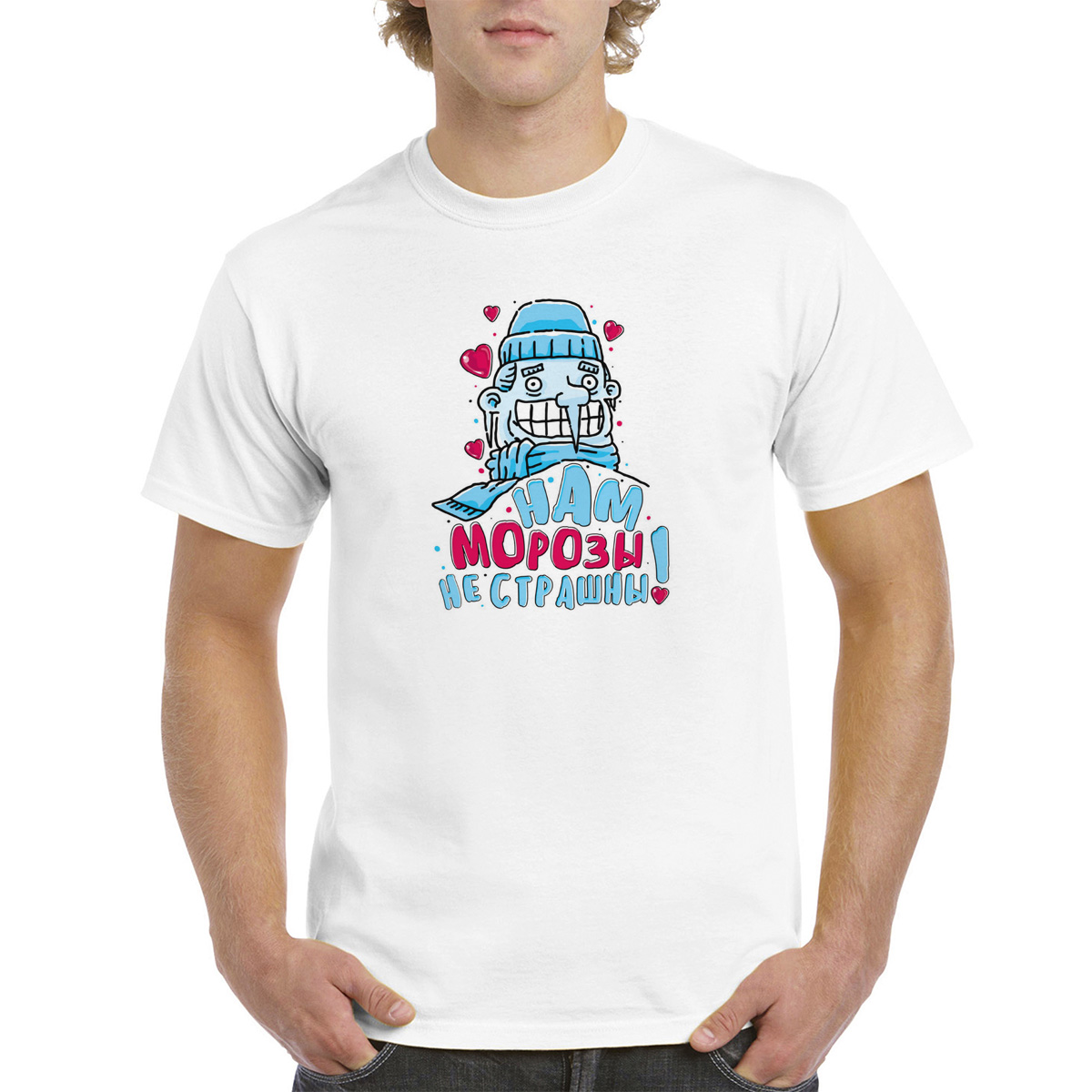

Футболка унисекс CoolPodarok 8M015985 белая 48 RU, Белый, 8M015985