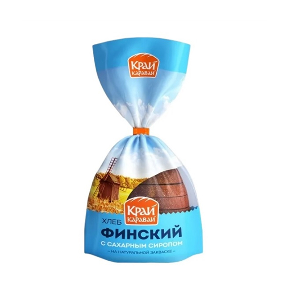 

Хлеб серый Край Каравай Финский 400 г, Финский