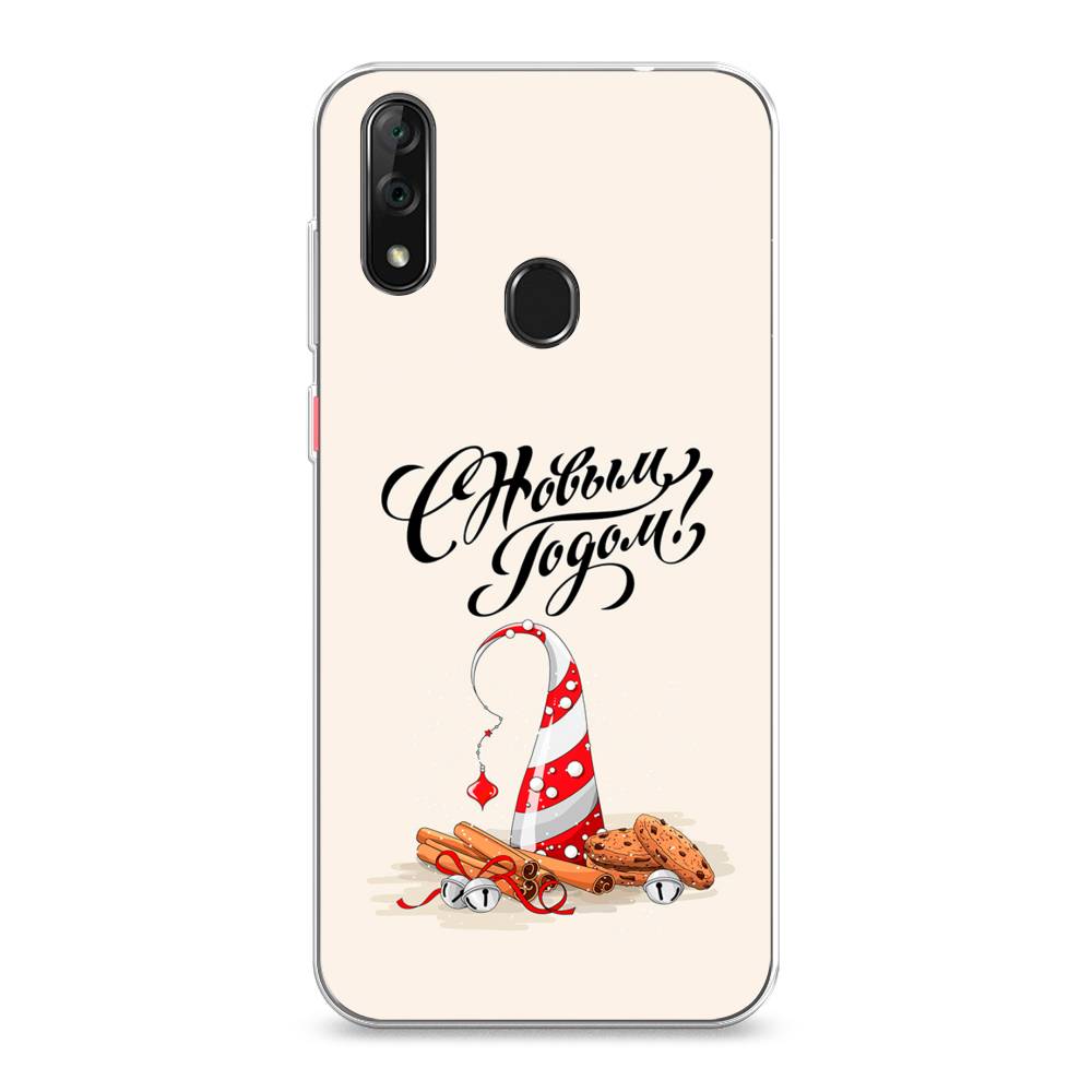 

Чехол на ZTE Blade V10 "Подарки на Новый Год", Бежевый;красный;черный, 132750-5