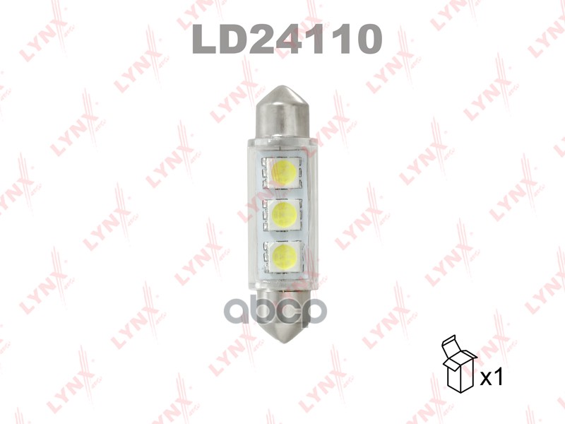 

Лампа Светодиодная Led C10w T11x41 24v Sv8,5-8 Smdx3 7300k L24110;13866cp;17327;173273000;