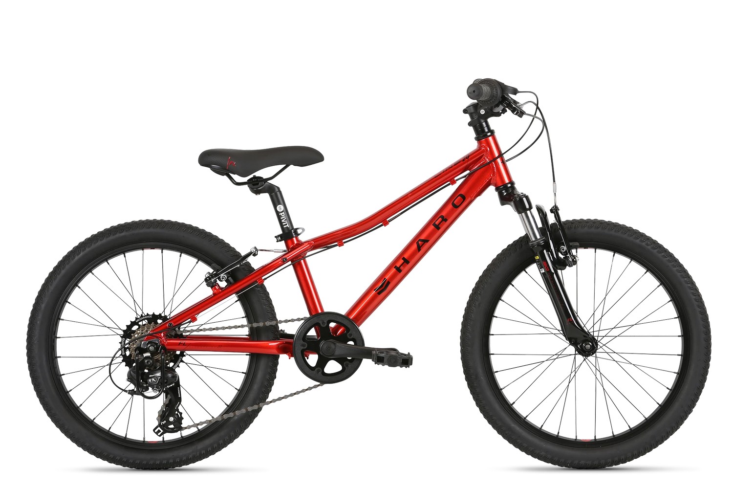 Велосипед Haro Flightline 2021 One Size красный/черный