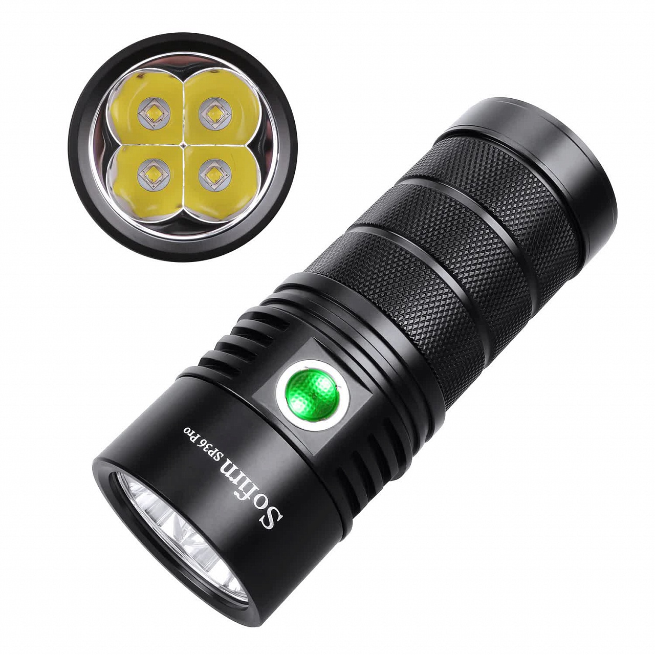 

Фонарик Sofirn SP36 Pro 5000K, Черный, SP36 Pro