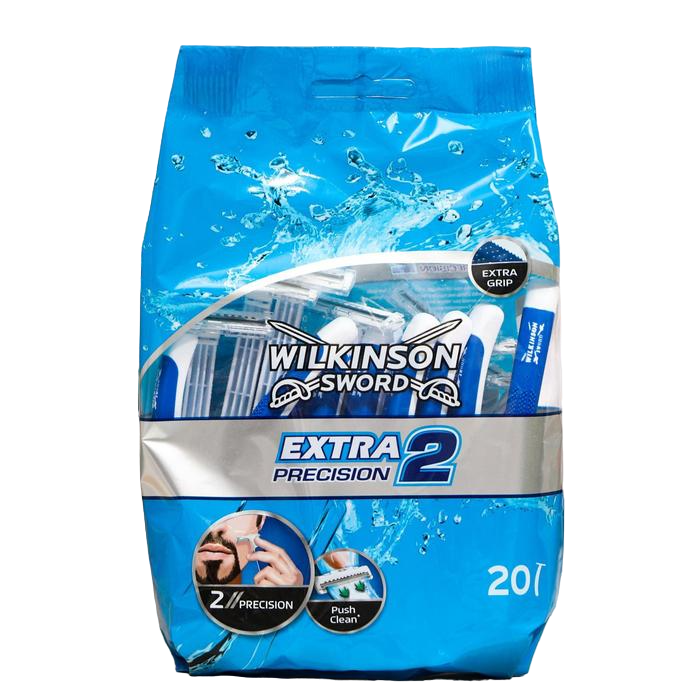 

Бритвы одноразовые Wilkinson Sword Schick Extra2 Precision, 2 лезвия, 20 шт.