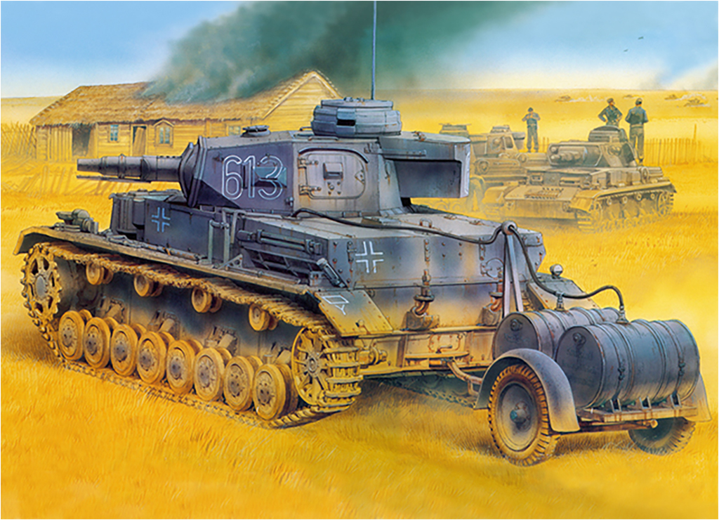 

Картина на холсте с подрамником ХитАрт Танки 60x43 см, 2871