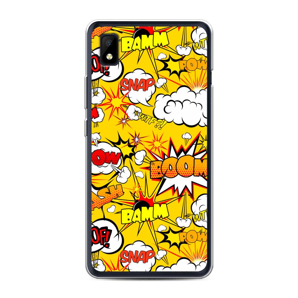 

Чехол на ZTE Blade L210 "Поп Арт эффекты", Желтый;белый;оранжевый, 134150-6