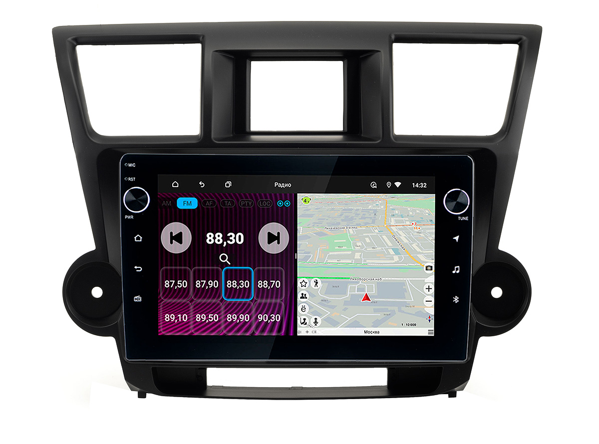 

Штатная магнитола Incar TSA-2214r для Toyota Highlander 07-13 (Android 10) DSP 9", Toyota