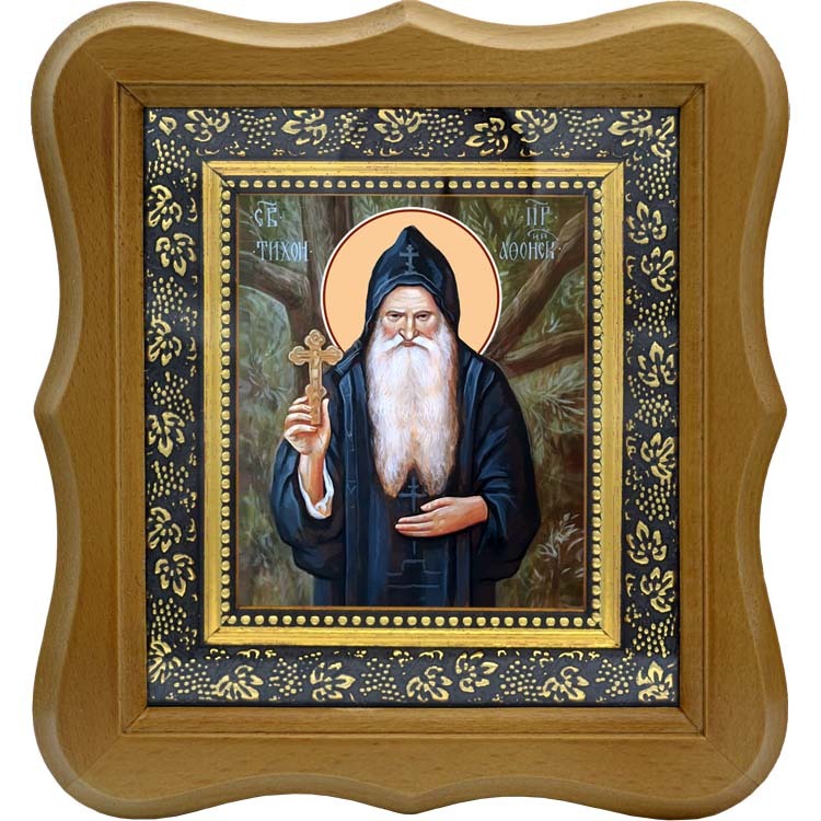 

Тихон Афонский (Голенков) иеромонах. Икона на холсте.