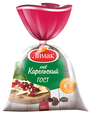 

Хлеб серый Лимак Карельский 255 г, Карельский