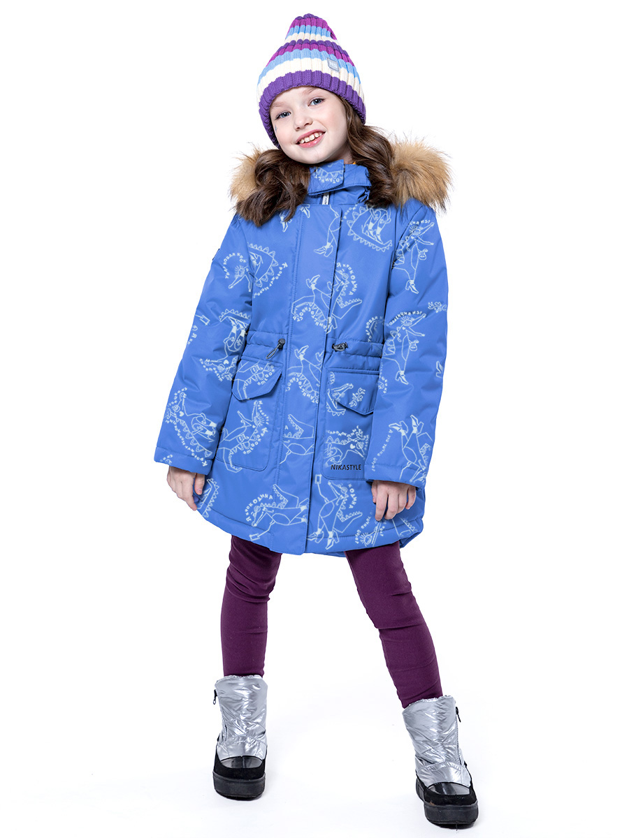 

Куртка детская NIKASTYLE 4з3823, голубой, 110, 4з3823