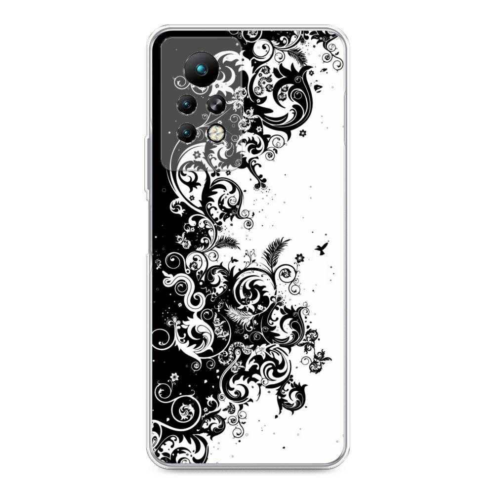 

Чехол для Infinix Note 11 Pro "Черно белый узор", Белый;черный;серый, 3100550-3