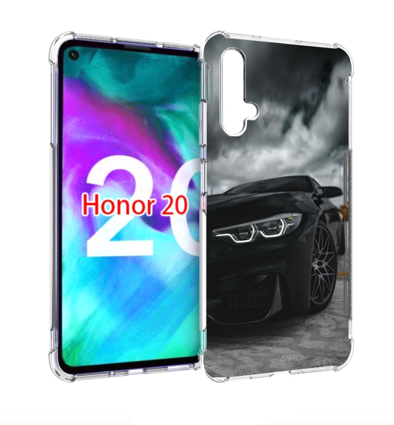 

Чехол бампер MyPads бмв М3 мужской для Honor 20, Прозрачный, Tocco