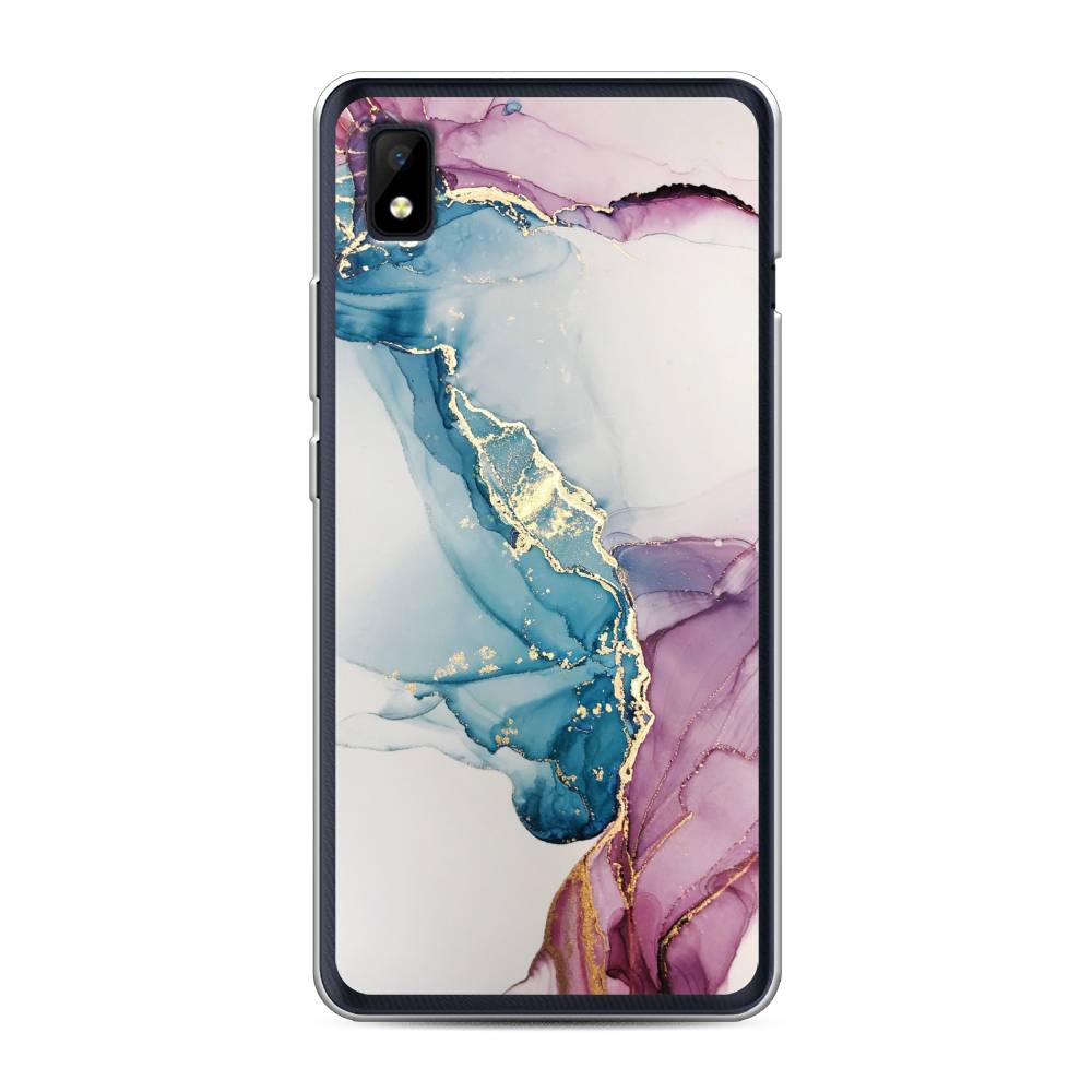 

Чехол на ZTE Blade L210 "Розовые разводы рисунок", 134150-3