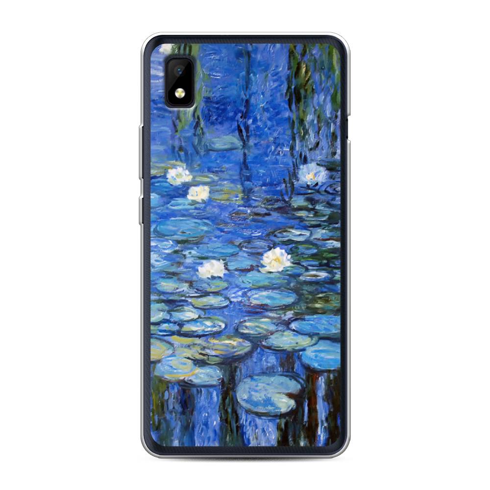 

Чехол на ZTE Blade L210 "Нарисованный пруд", Синий;зеленый, 134150-4