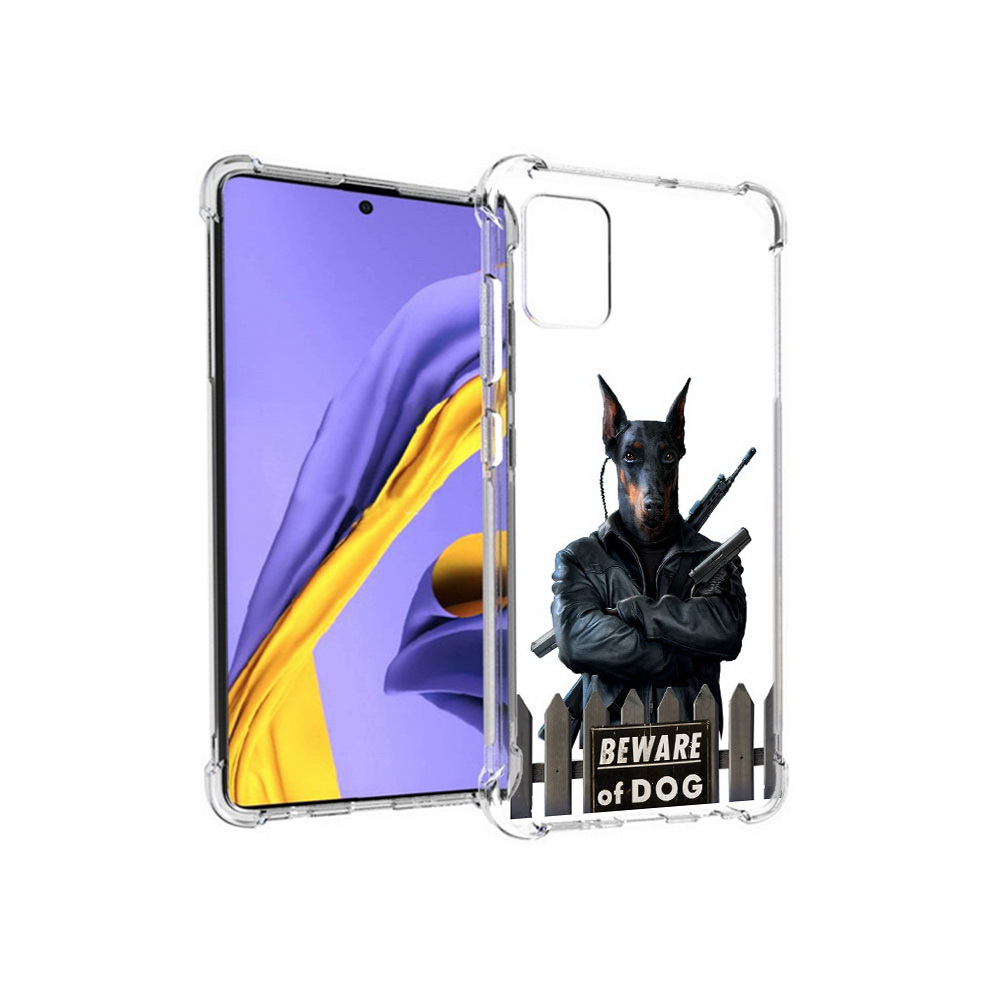 Чехол MyPads Tocco для Samsung Galaxy A51 доберман (PT141713.484.332)