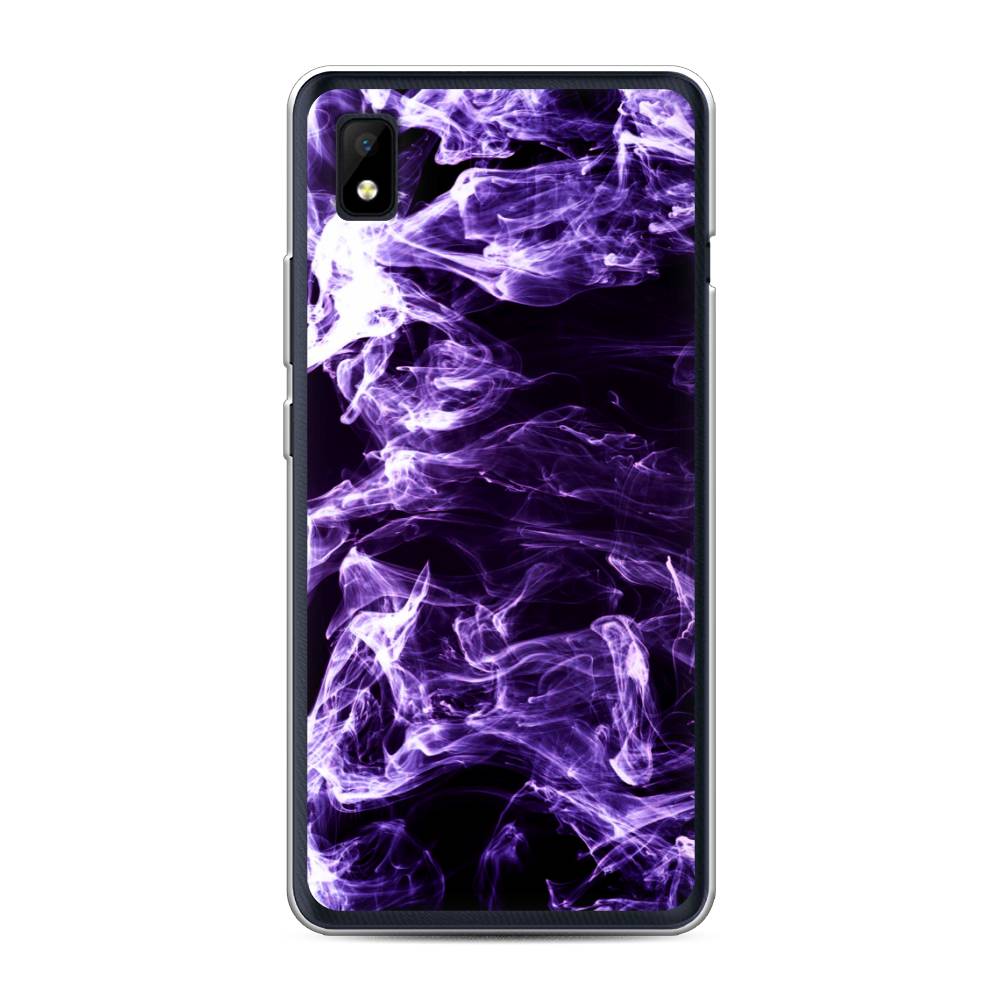 

Чехол на ZTE Blade L210 "Фиолетовый дым", Фиолетовый;белый;черный, 134150-3