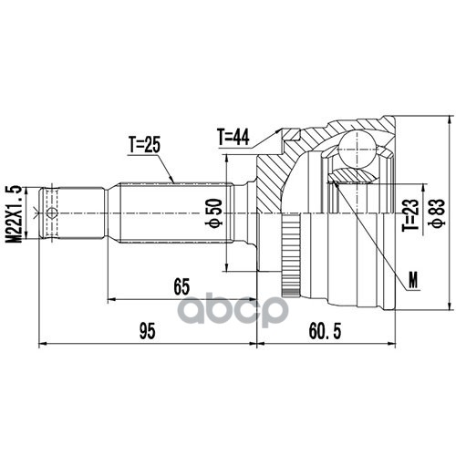 

Шрус Наружный Zikmar арт. Z87290R